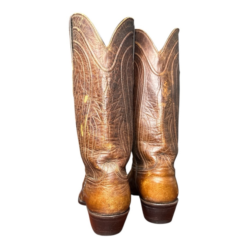 Black Jack Handmade Leather Cowboy Boots Western Rancher Women’s Size 6B - Picture 3 of 14